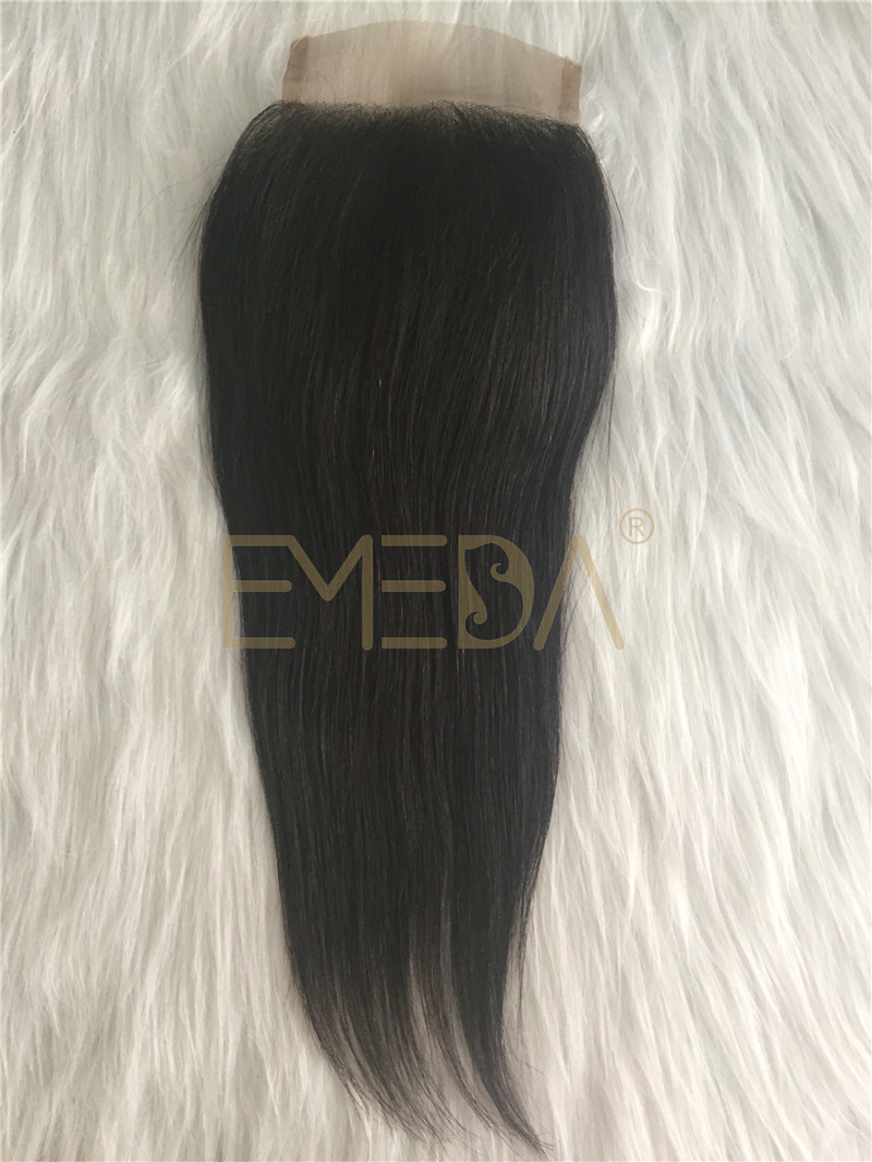 Lace closure Natural Hairline Brazilian Lace Closure With Hair Bundles YL252